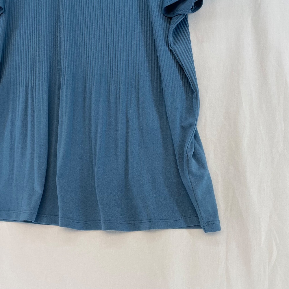 Philosophy Republic Clothing Short Sleeve Top Blue Women’s Size Large - Picture 4 of 12